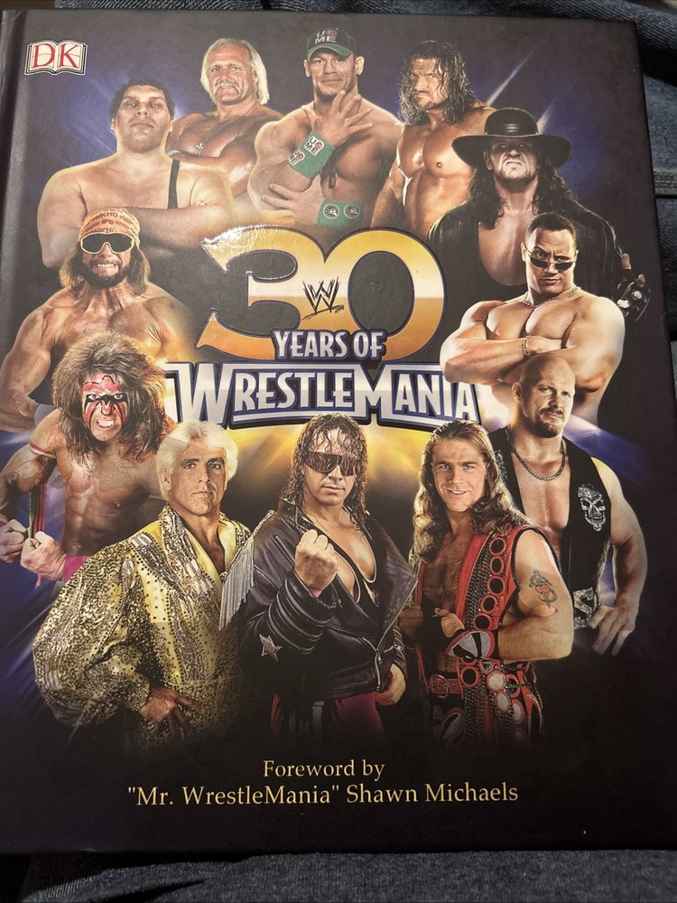 30 Years of WrestleMania Hardcover Book 2014 New