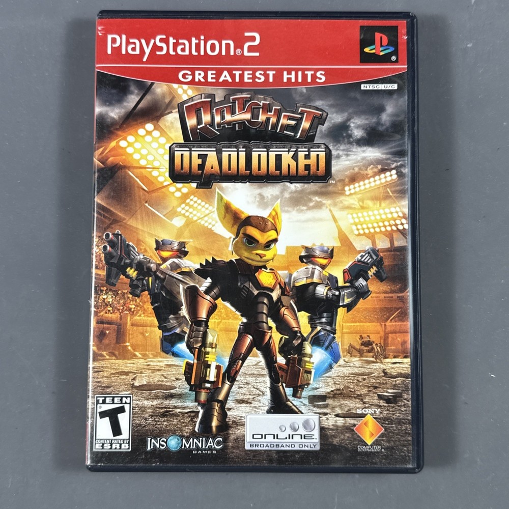 Ratchet Deadlocked Sony PlayStation 2 PS2 Complete CIB Tested