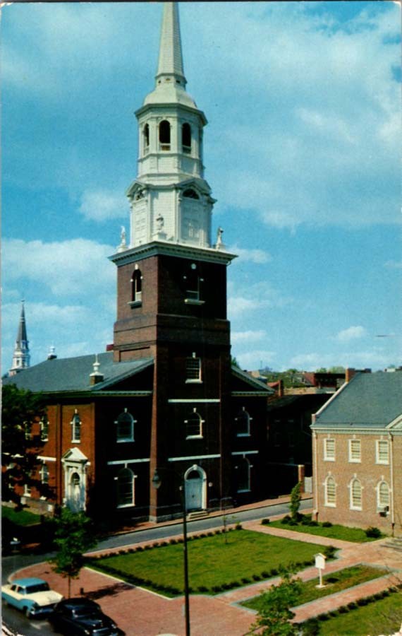 Lancaster Pennsylvania PA : CHURCH SCENE m/14 BB0043