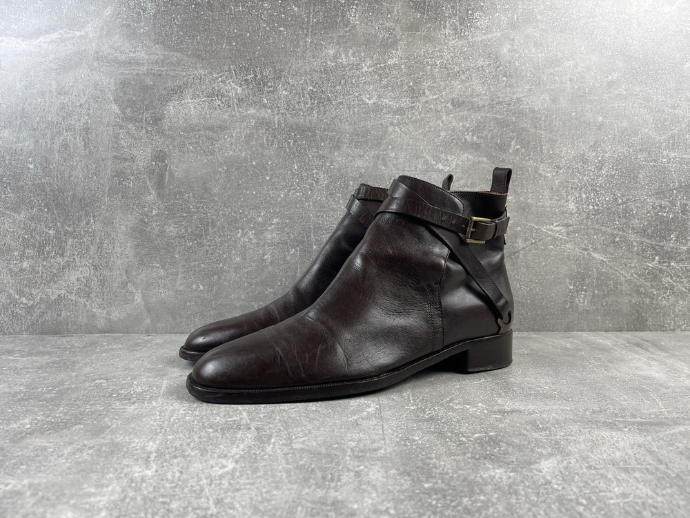 Fratelli Rossetti Brown Leather Casual Boots Size 41.5 Italian Made