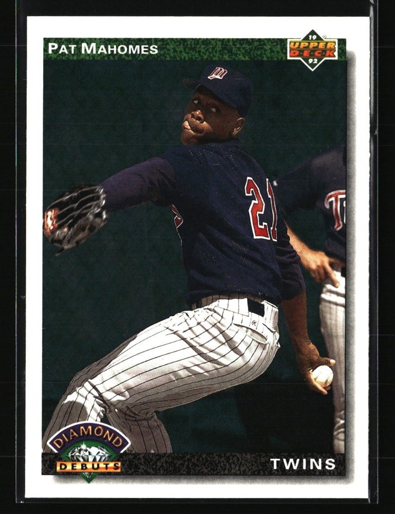 Pat Mahomes 1992 Upper Deck #776 Baseball Card Rookie Gem