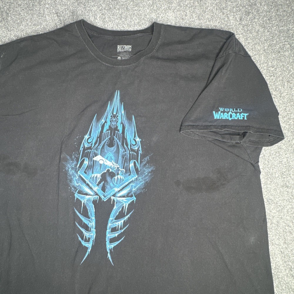 Blizzard Gear WORLD OF WARCRAFT Wrath Of The Lich King Classic 4XL Shirt FLAW