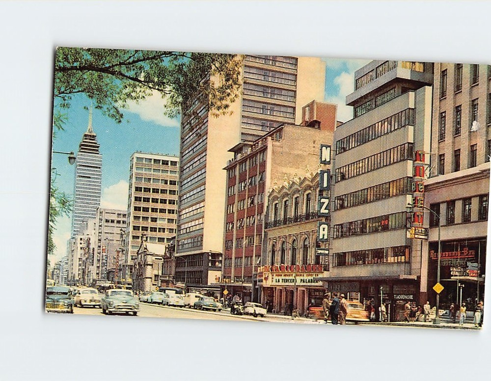 Postcard Avenida Juarez Mexico City Mexico