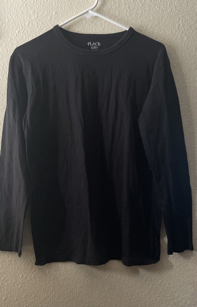 Children's Place Long Sleeve Black Shirt boys XXL (16)