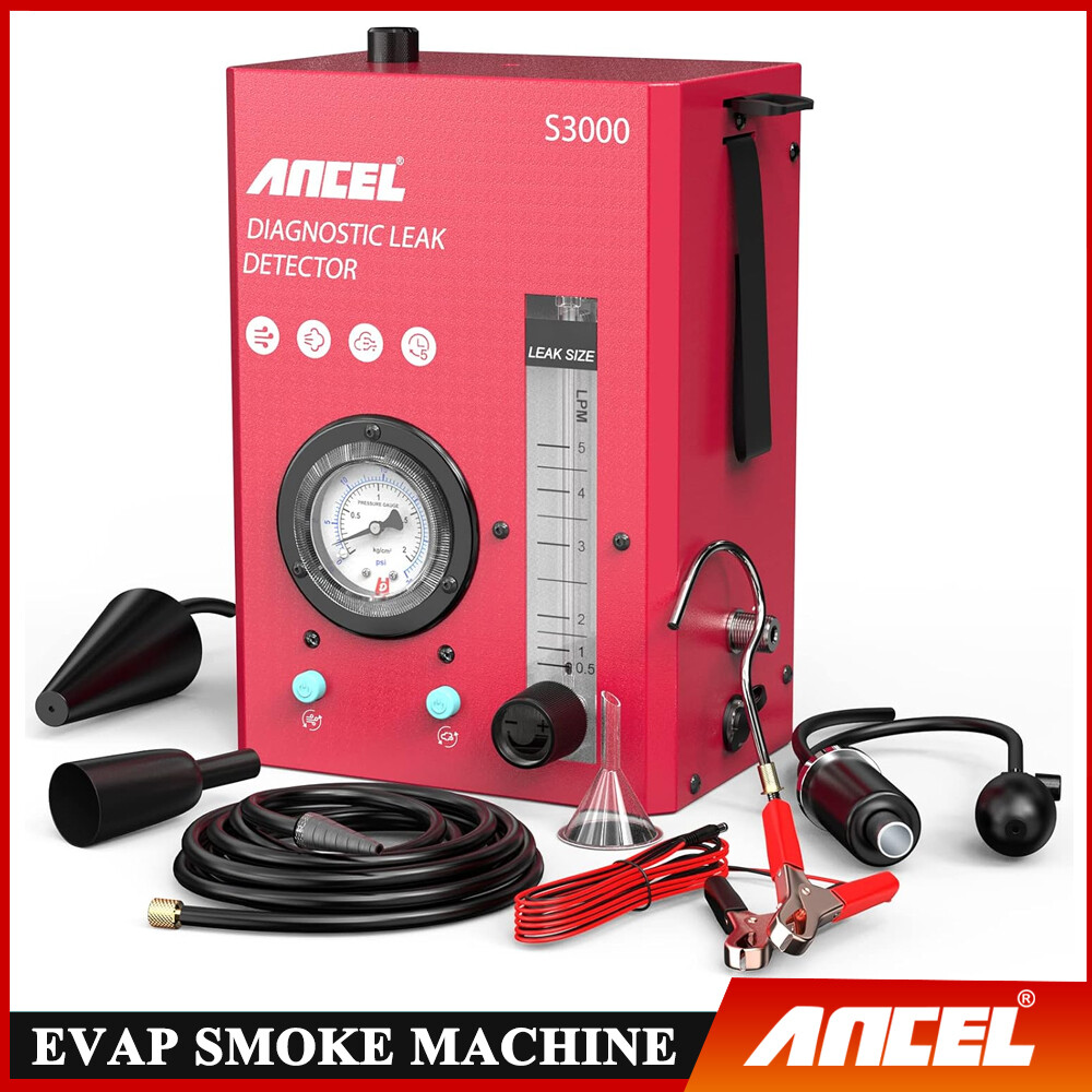 Automotive EVAP Smoke Machine Fuel Pipe Tester Vacuum Leak Detector ANCEL S3000