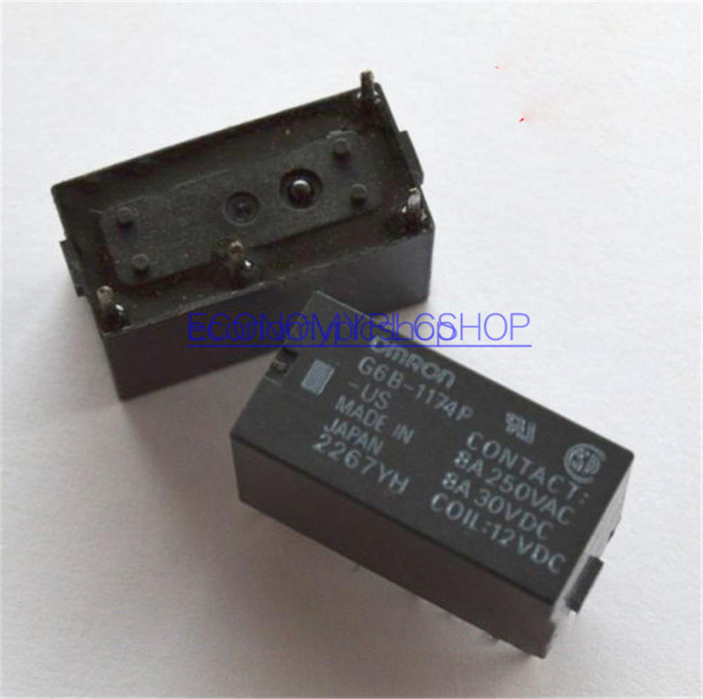 5pcs/10pcs Omron G6B-1174P-US-12VDC/24VDC 4Pins Relay DC 12V/24V