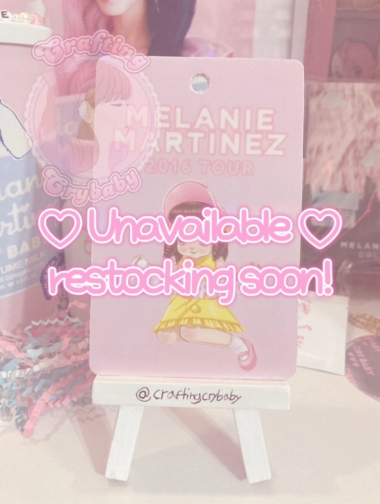 ♡Custom Melanie Martinez Crybaby 2016 Tour VIP Badge♡