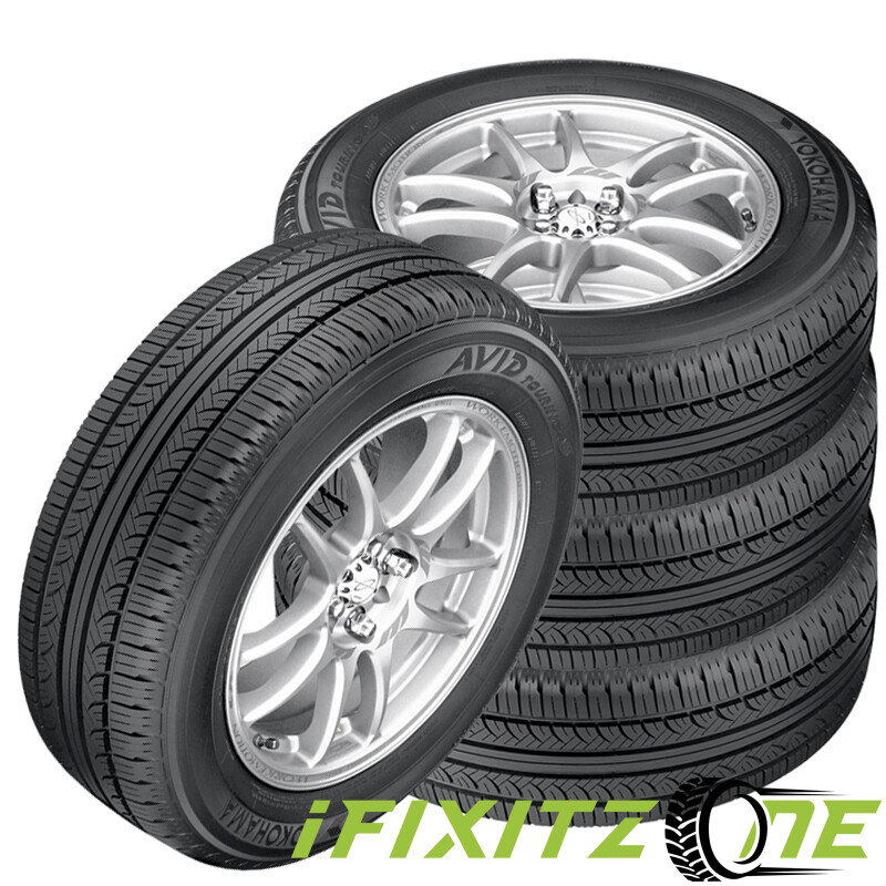 4 Yokohama Avid Touring-S 225/55R17 97T Tires