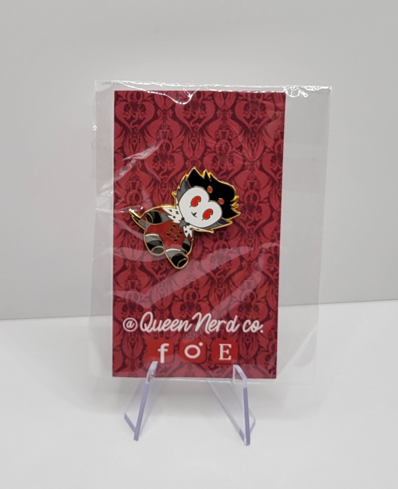 Fanmade Unofficial Helluva Boss QueenNerdCo Stolas Hard Enamel Pin  Vivziepop
