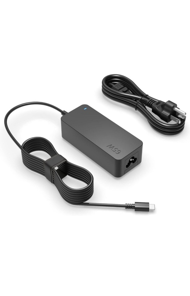 Charger for Lenovo Laptop Thinkpad Yoga Chromebook USB C, 65W 45W (UL Safety Cer