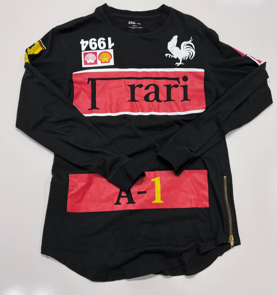 EBL 1994 F1 Ferrari era shirt streetwear Shell A-1 Graphic Shirt XL