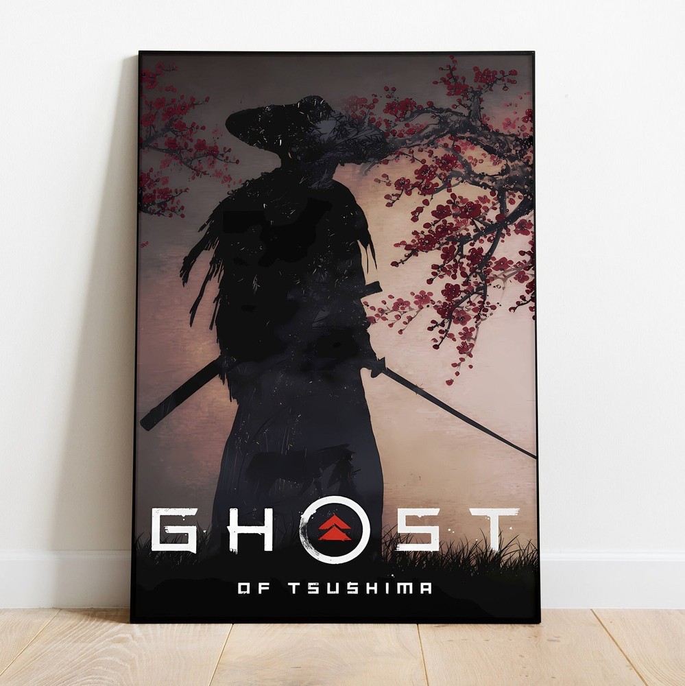 Ghost of Tsushima Poster | Video Game Wall Art Print Action Adventure Gift