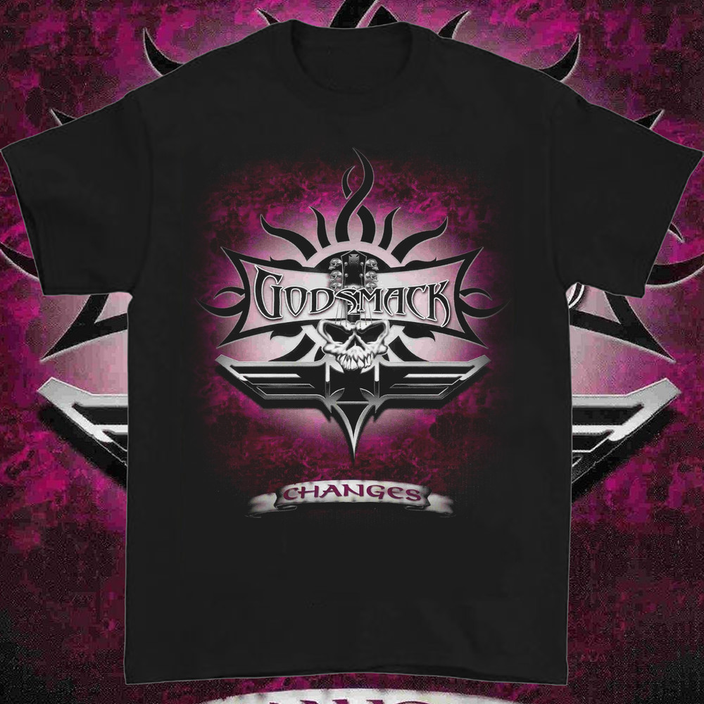 Popular Godsmack Changes 2004 Black Cotton T Shirt Men S to 5XL Gift Fans