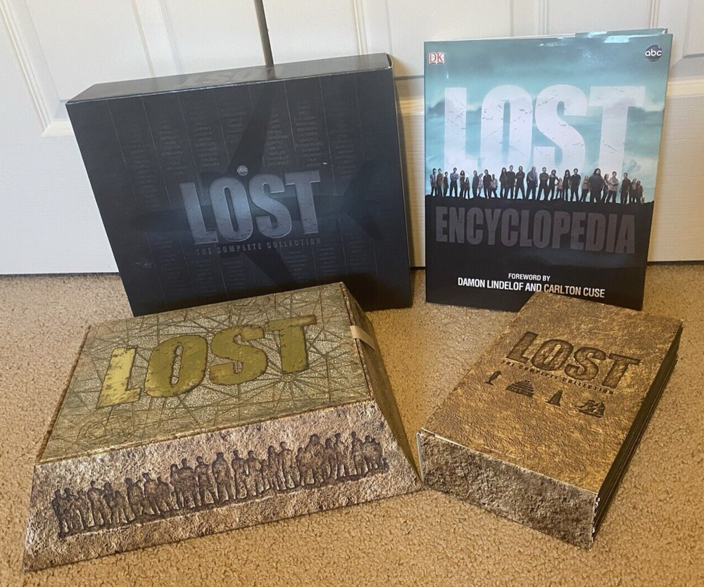 DVD LOST: The Complete Collection w/Bonus Disc Temple Pyramid Island Game + Book