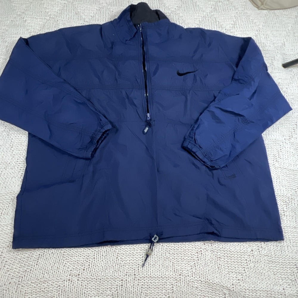 Vintage Nike Men’s 1/2 Zip Windbreaker Blue Size XL Pullover Jacket
