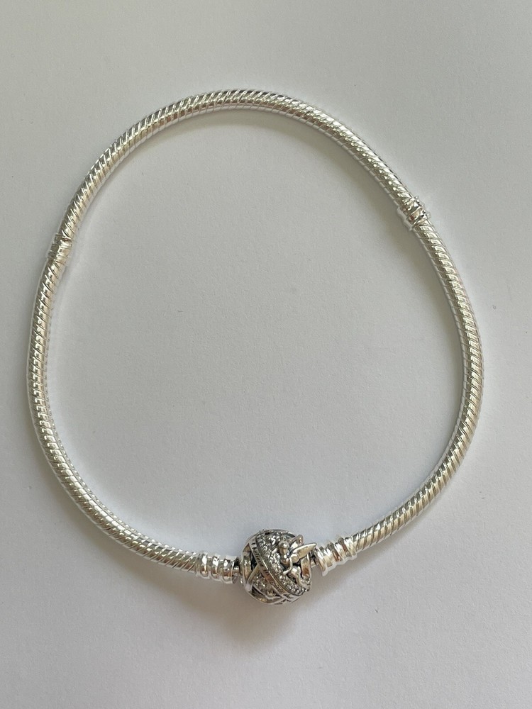 Pandora Disney Tinker Bell Charm Bracelet 17cm Snake Chain