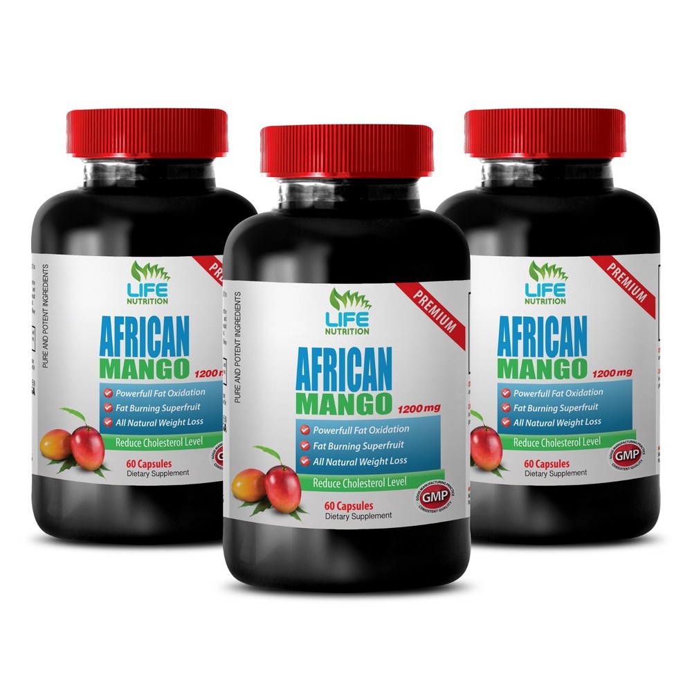 Bodybuilding Supplements - African Mango Extract 1200mg - Natural Acai Berry 3B