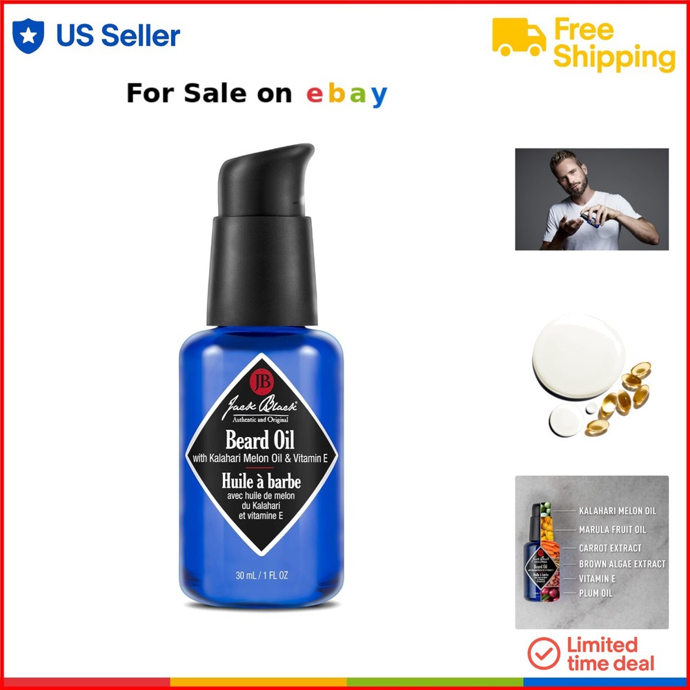 Natural Beard Oil for Men - 30ml Softening Blend with Botanicals & Essential Oils