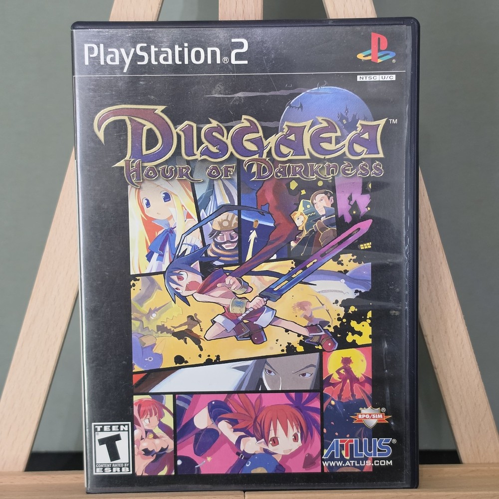 Disgaea: Hour of Darkness Sony PlayStation 2 Complete in Box CIB Black Label
