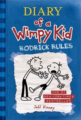 Diary of a Wimpy Kid # 2 - Rodrick Rules by Jeff Kinney (2008, Hardcover)