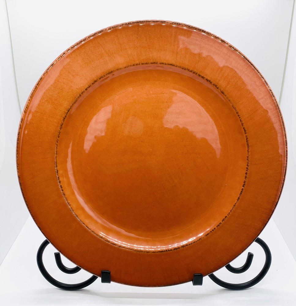 Pier 1 Toscana Terracotta Dinner Plate Italy 11” Diameter