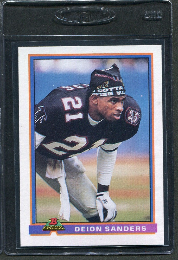 1991 Bowman Deion Sanders #15 Falcons Nm/mt