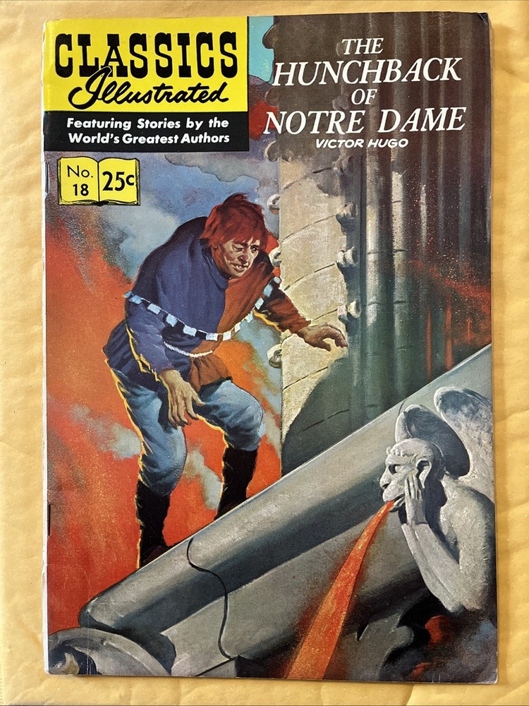 Classics Illustrated, No. 18:  THE HUNCHBACK OF NOTRE (Gilberton Co., 1970)