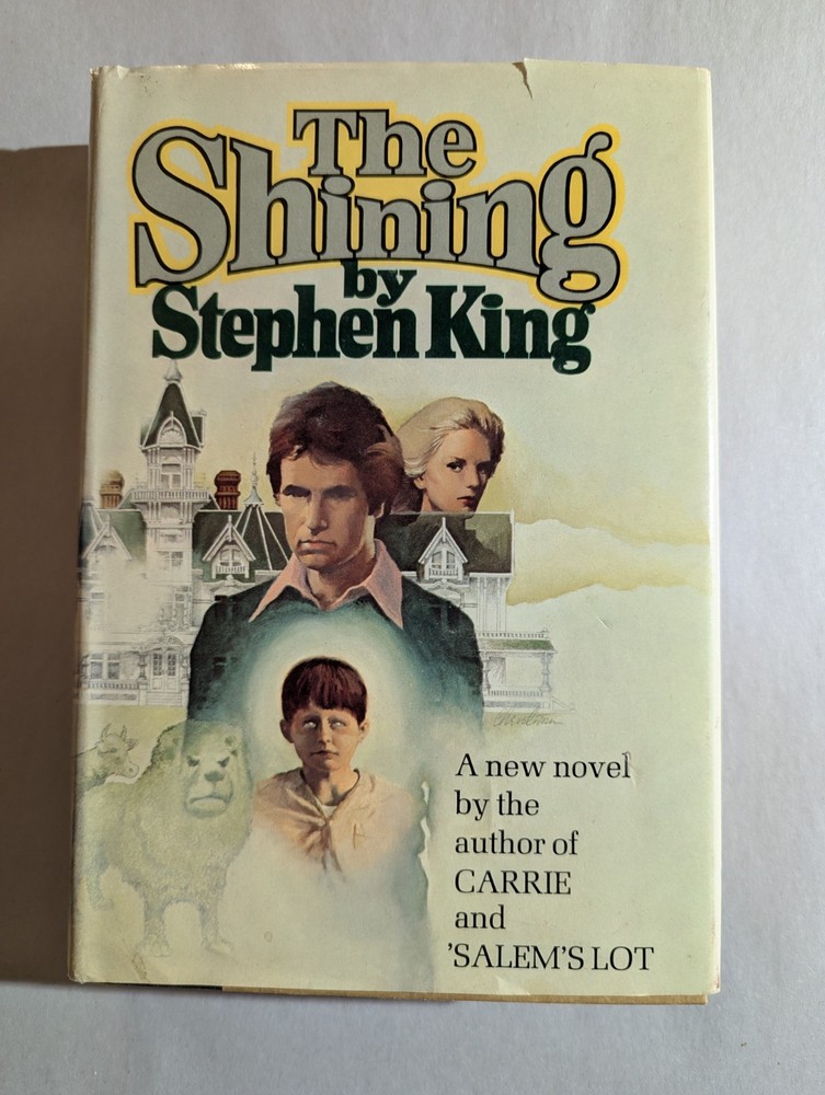 The Shining By Stephen King 1977 Early Printing S10 Gutter Code 8.95 DJ HC Nice
