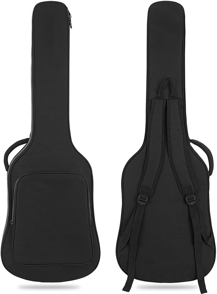 Electric Guitar Gig Bag 39 Inch Waterproof 7mm Padding Backpack with Pocket