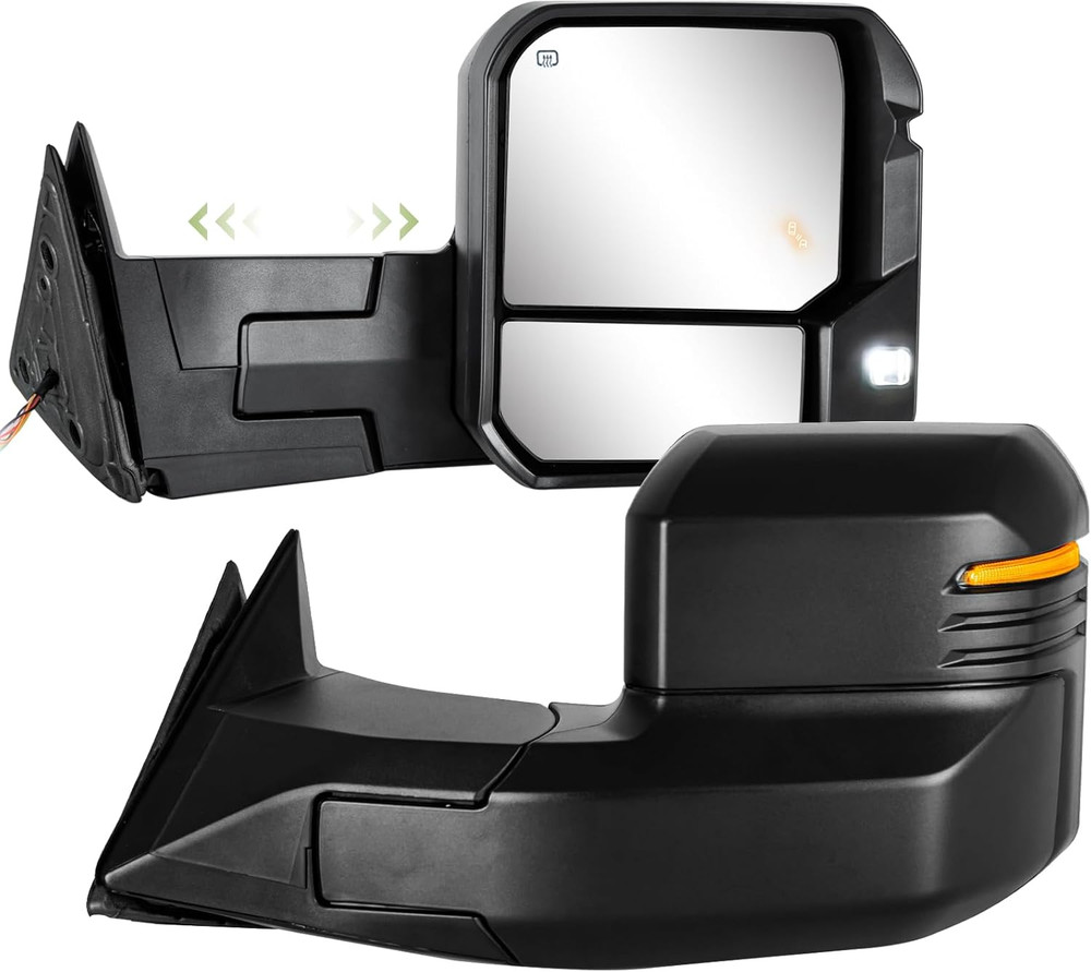 2022-25 Tundra Towing Mirrors Heated Power Adjustable–Compatible Replacement