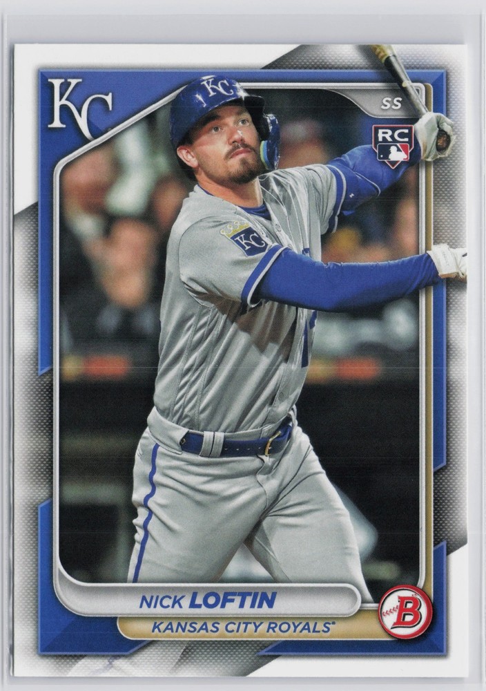 Nick Loftin 2024 Bowman #71 RC Kansas City Royals