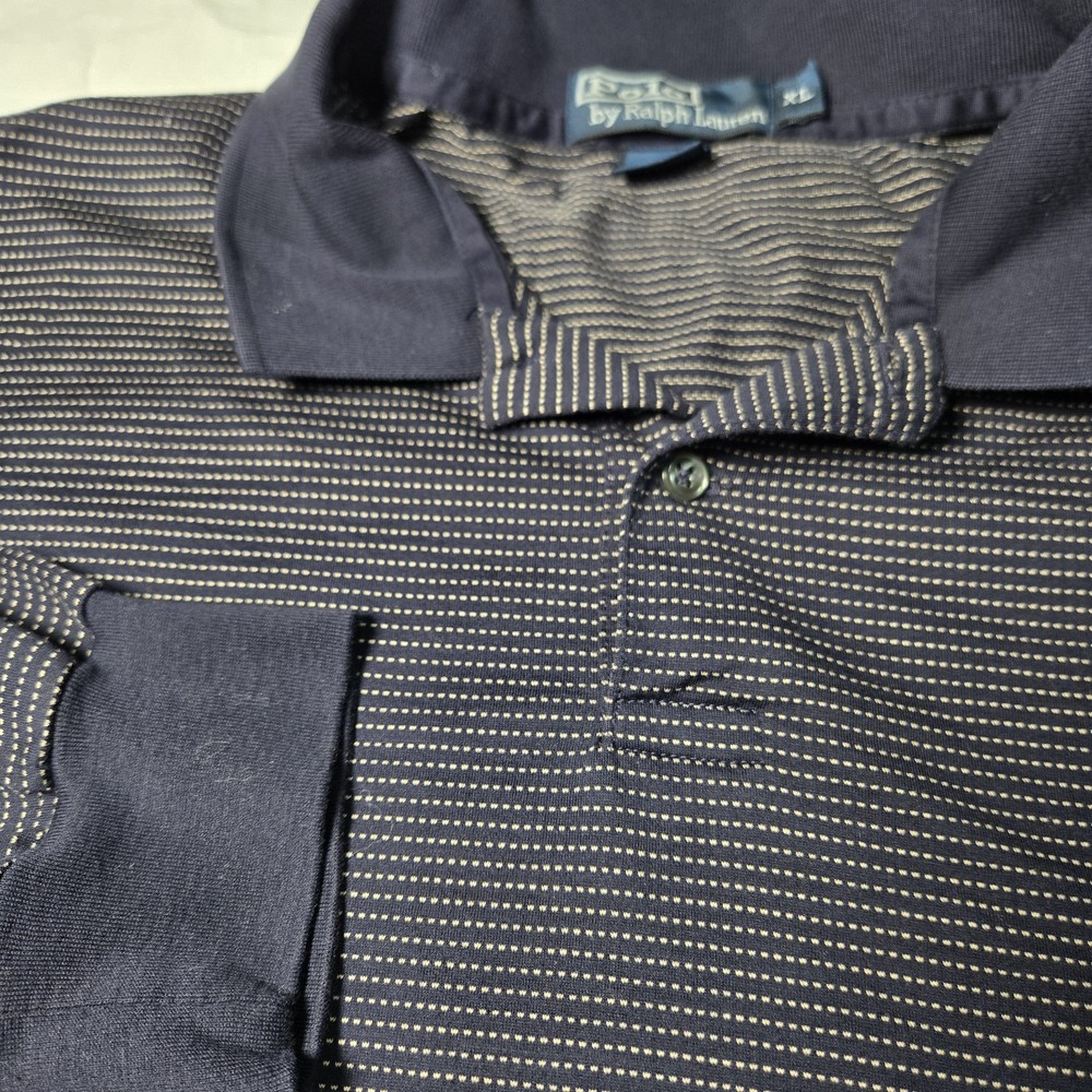 Polo By Ralph Lauren Shirt Men XL  Navy Long Sleeve Pima Cotton Pony