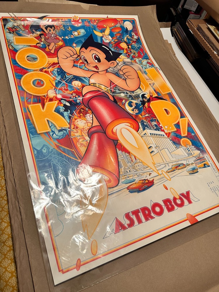 Astro Boy Art Screenprint Regular Poster Martin Ansin Original ISH BNG Tezuka