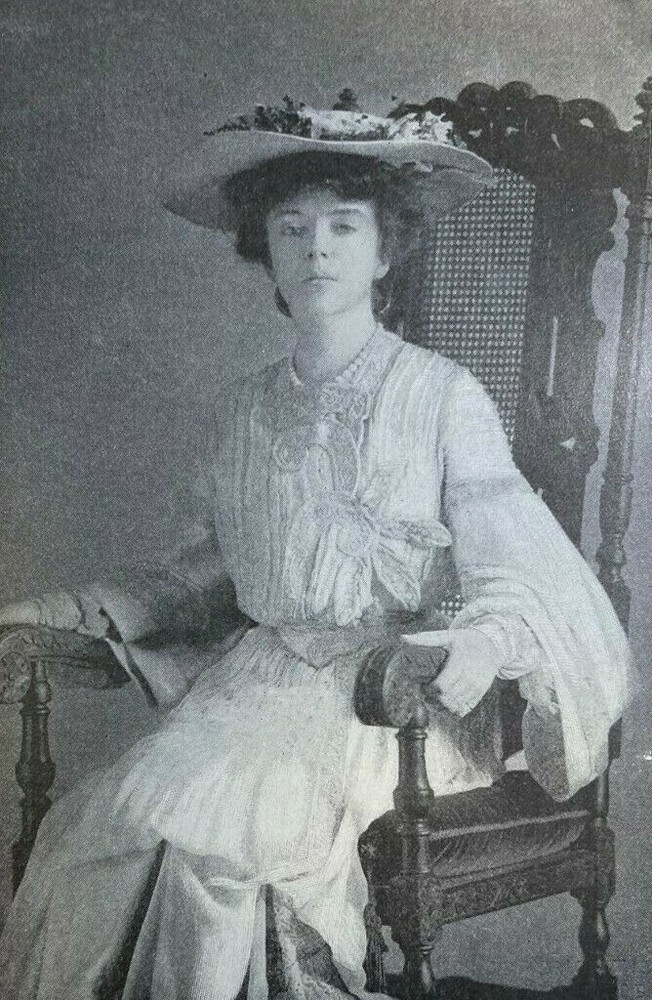 1906 Vintage Magazine Illustration Alice Roosevelt