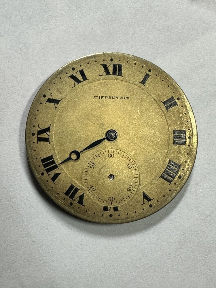 Antique Longines 18.89M Grade Tiffany Dial Manual Pocket Watch Movement    KS