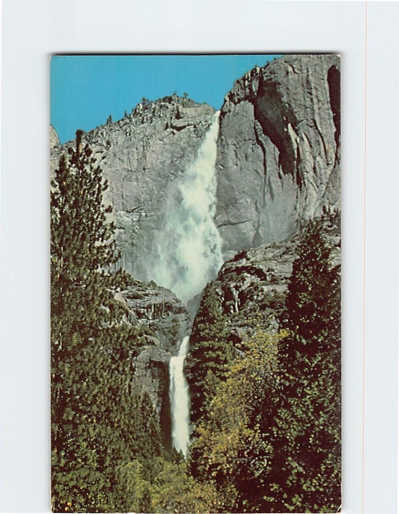 Postcard Yosemite Falls Yosemite National Park California USA