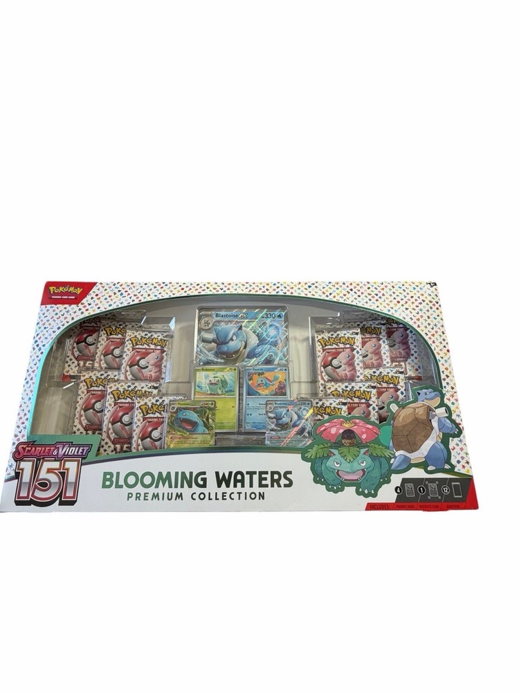 151 Blooming Waters Premium Collection Factory Sealed Box Pokemon