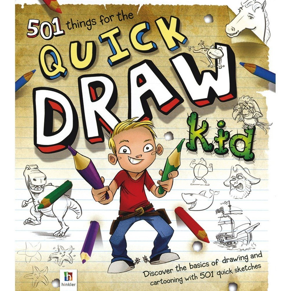501 Things for the Quick Draw Kid - Hinkler Books PTY Ltd - Hardcover - Good