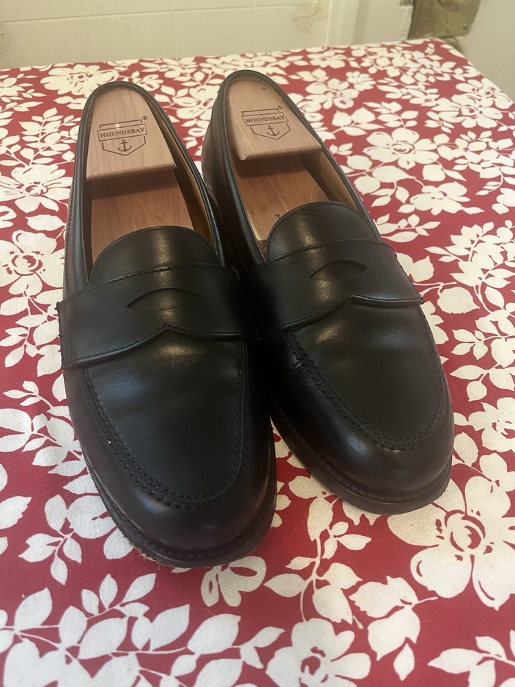 Morjas Ivy Black Calf Penny Loafer US8, UK7, EU41
