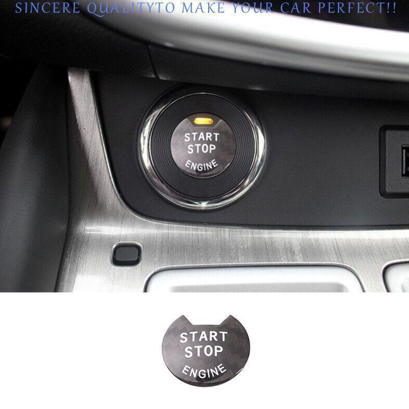 For Nissan Murano 2015-2024 Dry Carbon Fiber Start Button One-Click Switch Cover