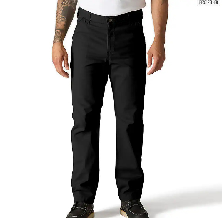 CAR.HARTT Relaxed Straight Rigby Dungaree, Black (NEW)