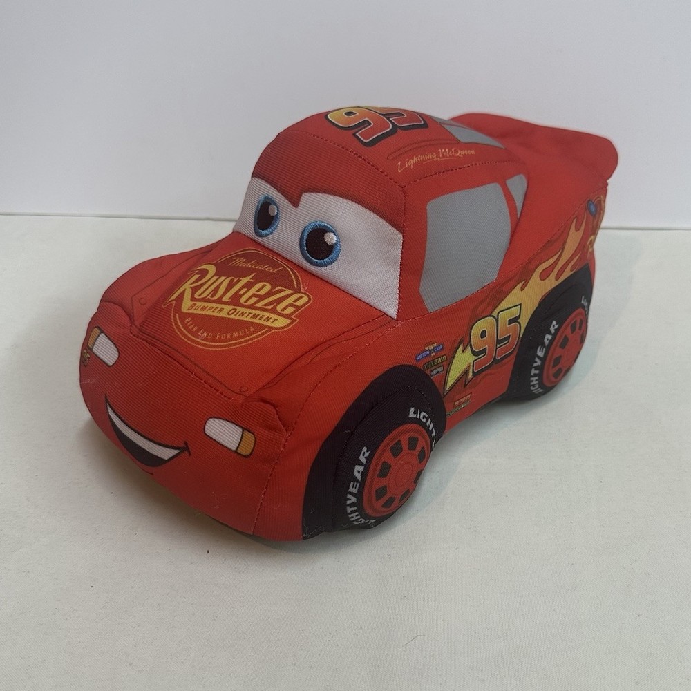 Lightning McQueen Plush Disney PIXAR Cars Mattel 9