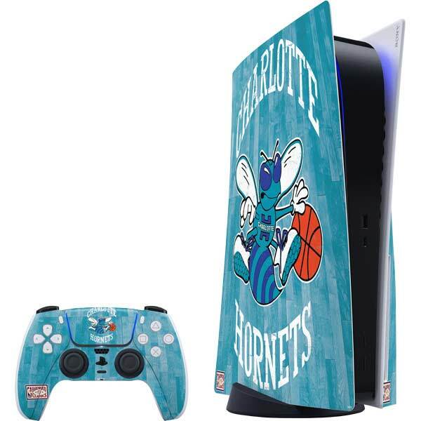 NBA Charlotte Hornets PS5 Bundle Skin - Charlotte Hornets Hardwood Classics