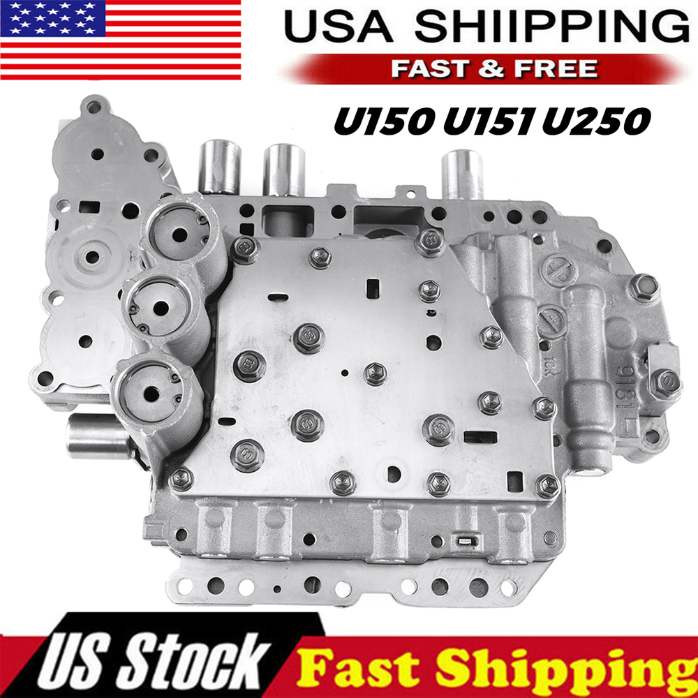 For Toyota 2001-up U150 U151 U250 Transmission Valve Body with 7 Solenoid