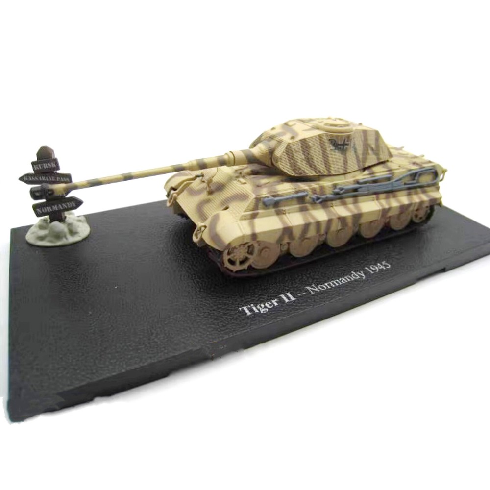 14cm Alloy 1/72 WWII Normandy German Army King Tiger Heavy Tank Model Xmas Gift
