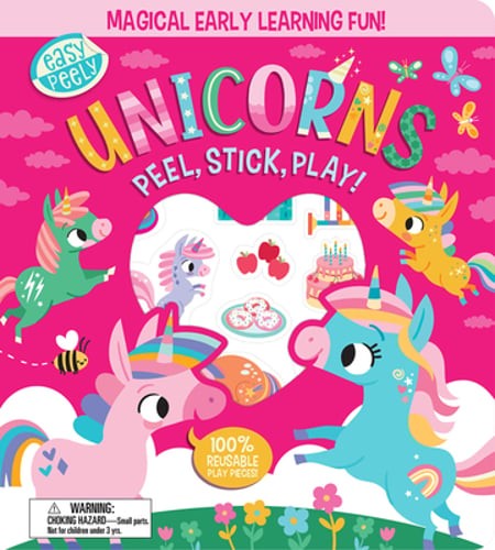 Easy Peely Unicorns - Peel, Stick, Play! by Holly Hall: Used