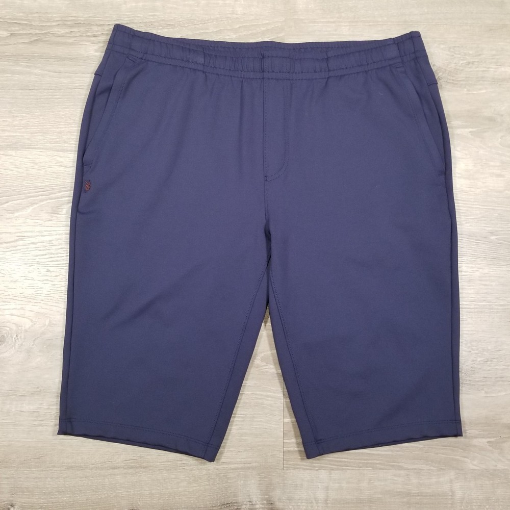 Rhone Versatility Shorts Mens XL Navy Blue Stretch Performance Gym Training Run