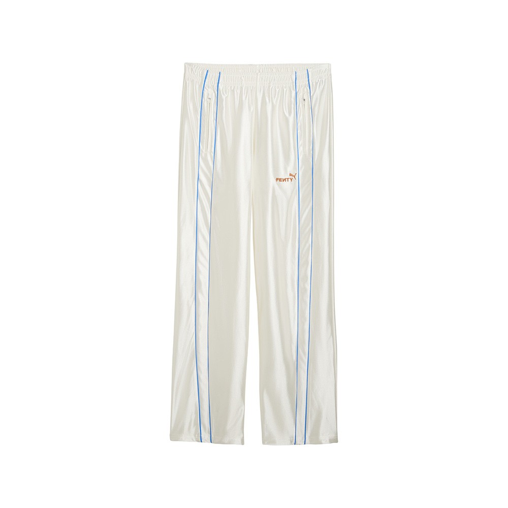 PUMA Fenty X  T7 Piping Track Pants Mens White Casual Athletic Bottoms 63574687