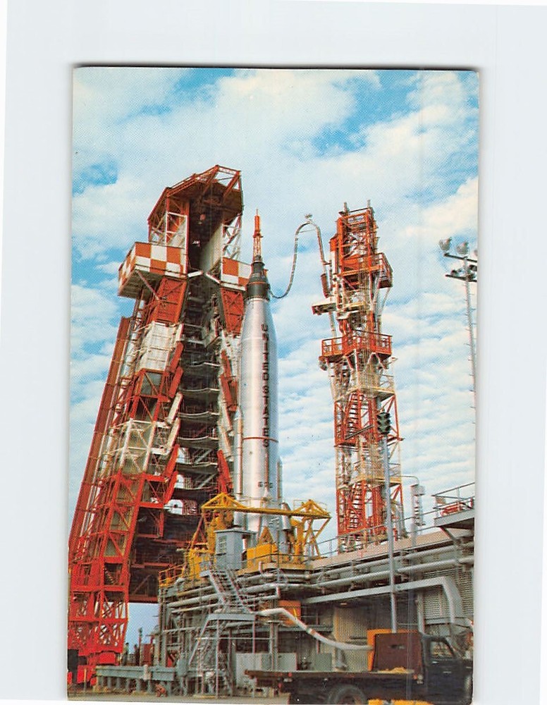 Postcard NASA Atlas-Mercury John F. Kennedy Space Center NASA Florida USA