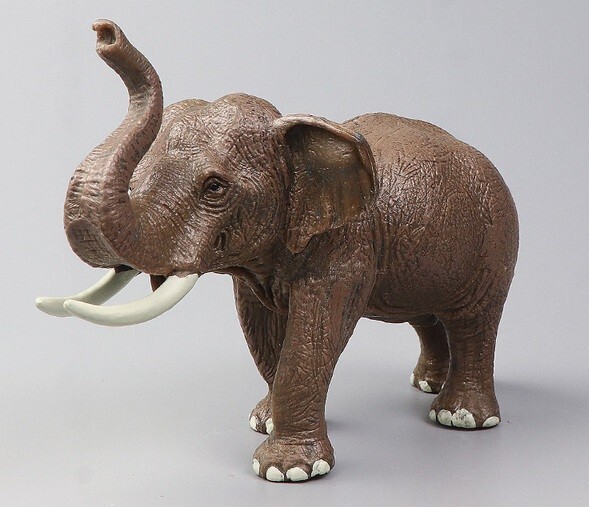 Asian Male Elephant Animal Toy PVC Action Figure Doll Kids Toys Party Gifts